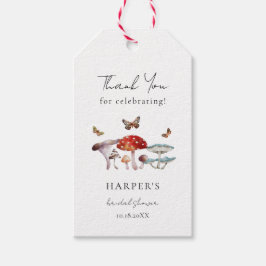 Rustiek Mushroom Vrijgezellenfeest Cadeaulabel