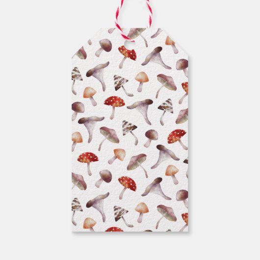 Rustiek Mushroom Vrijgezellenfeest Cadeaulabel (Achterkant)