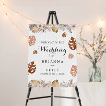 Rustiek Neutraal Boho Trouw Welkom Bord