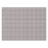 Rustiek Neutraal Bruin Witte Gingham Buffalo Plaid Tafelkleed (Voorkant (Horizontaal))