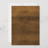 Rustiek Niets Fancy Gewoon Liefde uitnodiging (Achterkant)