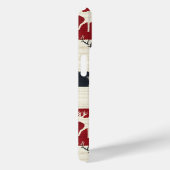 Rustiek Noords rendier & sneeuwvlok | breipatroon Case-Mate iPhone Case (Achterkant / Rechts)