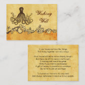 Rustiek, , Octopus strand wenskaart Informatiekaartje (Voorkant / Achterkant)