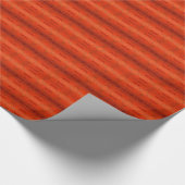 Rustiek Oranje Azteken Patroon Cadeaupapier (Hoek)