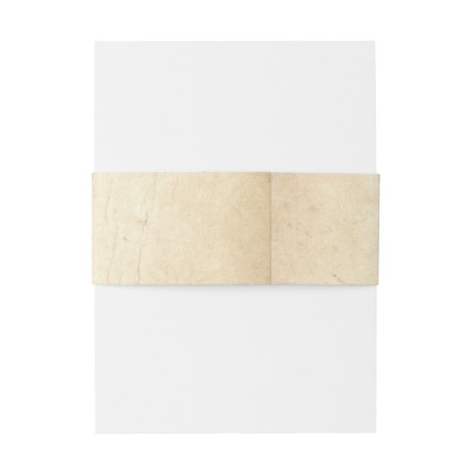 Rustiek oud papier Shabby bruiloft Uitnodigingen Wikkel (Achterkant Voorbeeld)