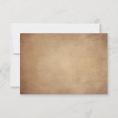 rustiek oud perkament recept Kaart (Achterkant)