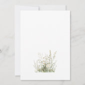 Rustiek Outdoor Adventure Baby shower Kaart (Achterkant)