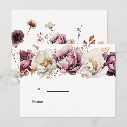 Rustiek Overvloed Bloemen Vrijgezellenfeest Spel K Briefkaart (Voorkant / Achterkant)