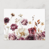 Rustiek Overvloed Bloemen Vrijgezellenfeest Spel K Briefkaart (Achterkant)