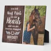 Rustiek Paardengedenkteken | Foto Aandenken Fotoplaat (Zijkant)