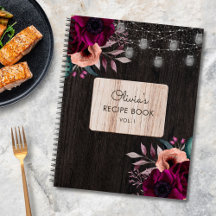 Rustiek Paarse Bloemen Hout Licht Recept Kookboek