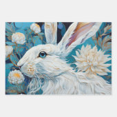  rustiek paaskonijn inpakpapier vel (Voorkant 2)