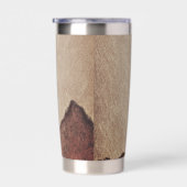 rustiek papier bruin bergen bruiloft geïsoleerde drinkbeker (Rechts)