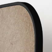  rustiek papier bruin bergen bruiloft pickleball paddle (Links Detail)