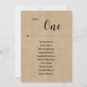 Rustiek Papier Trouwstoel Grafiek (Voorkant)