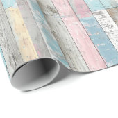 Rustiek pastelhouten inpakpapier (Rol Hoek)
