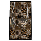 Rustiek patchwork patroon klein cadeauzakje (Voorkant)