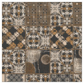 Rustiek patchwork patroon stof (Close Up)