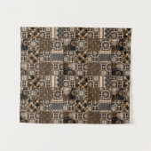 Rustiek patchwork patroon wandkleed (Voorkant (horizontaal))