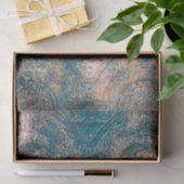 Rustiek Patina Tissue Papier met Boho tinten (Geschenk)