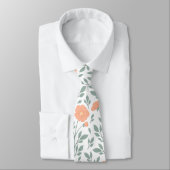 Rustiek patroon met roze bloemen stropdas (Gebonden)