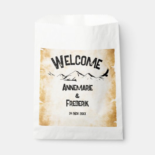 Rustiek, Perkament Bedankzakje (Voorkant)