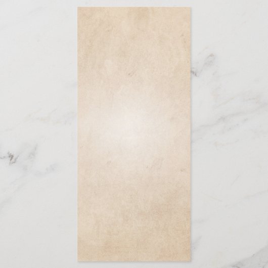  rustiek perkament bruiloft menu (Achterkant)