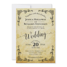 Rustiek perkament  kalligrafie bruiloft