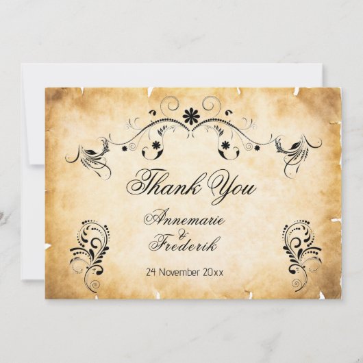  rustiek perkamentpapier (Voorkant)