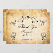  rustiek perkamentpapier (Voorkant / Achterkant)