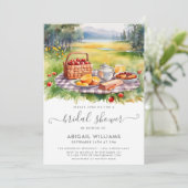 Rustiek Picknickpark Forest Meadow Vrijgezellenfee Kaart (Staand voorkant)