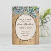 Rustiek Pine Lodge Vrijgezellenfeest Kaart (Staand voorkant)