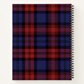 Rustiek Plaid Elegant Familie Tartan Recept Notitieboek (Achterkant)