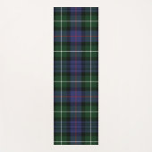 Rustiek Plaid Paarse en Groene Tartan Yogamat (Voorkant)