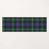 Rustiek Plaid Paarse en Groene Tartan Yogamat (Voorkant (horizontaal))