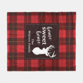 Rustiek Plaid Sweet Home Boerderij Wallace Tartan Fleece Deken (Voorkant (Horizontaal))