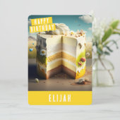 Rustiek platteland Verjaardag Kaart (Staand voorkant)