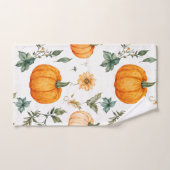 rustiek pompoenpatroon bad handdoek (Handdoek)