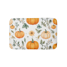 rustiek pompoenpatroon badmat
