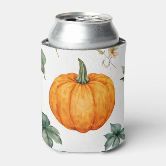 rustiek pompoenpatroon blikjeskoeler (Blikje Voorkant)