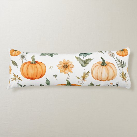 rustiek pompoenpatroon lichaamskussen (Voorkant)