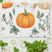 rustiek pompoenpatroon theedoek (Gevouwen)