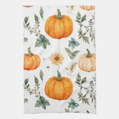 rustiek pompoenpatroon theedoek (Verticaal)