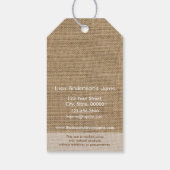  Rustiek Raspberry Jam Corporate cadeau label Cadeaulabel (Achterkant)