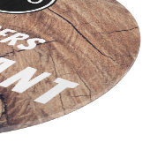 Rustiek Restaurant Zakelijk Logo Snijplank (Hoek)