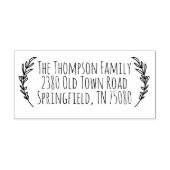 Rustiek retouradres Zelf Inking Stamp Spring Zelfinktende Stempel (Design)