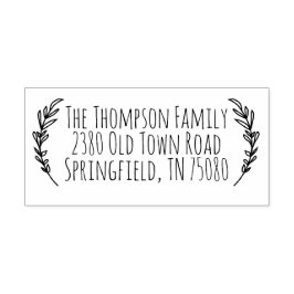 Rustiek retouradres Zelf Inking Stamp Spring Zelfinktende Stempel