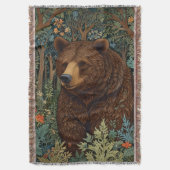 Rustiek retro bruin beer deken (Voorkant Verticaal)