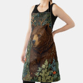 Rustiek retro bruin beer schort (Insitu)