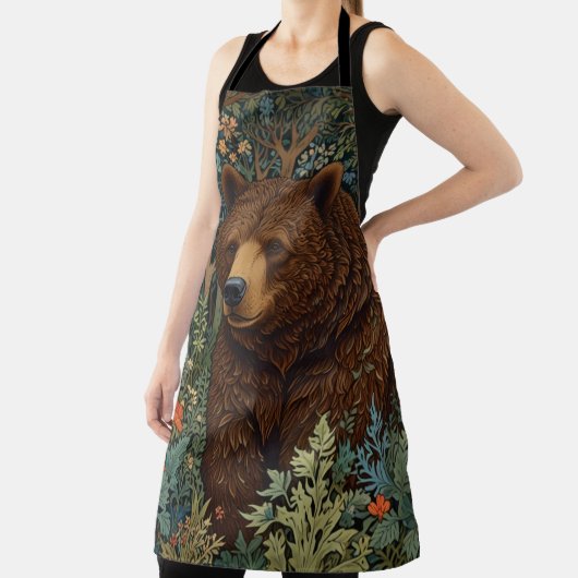 Rustiek retro bruin beer schort (Insitu)